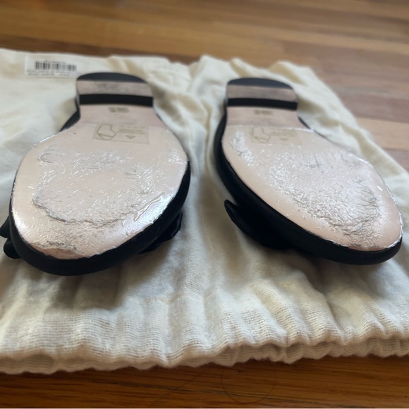 Doen Tilly Bow Mule in Black Satin 38 - Picture 7 of 7